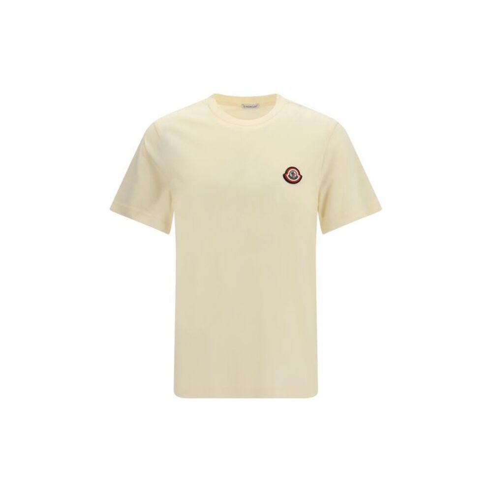 Moncler Beige Cotton Men's T-Shirt
